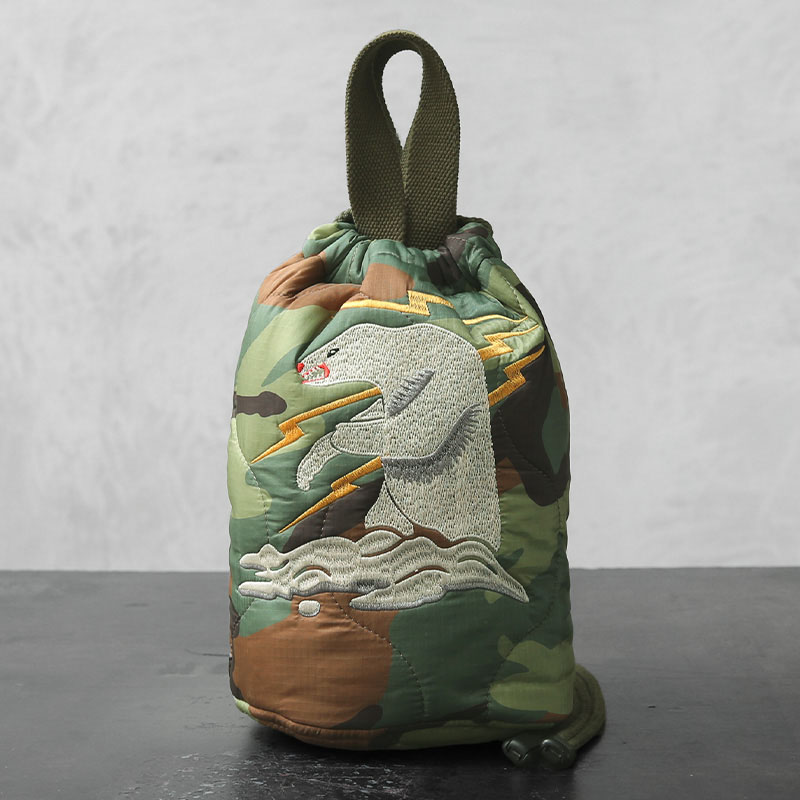 HOUSTON（ヒューストン） 6846 EMB QUILTING EFFECT BAG 刺繍