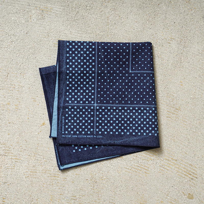 HAV-A-HANK ハバハンク 15711000 MADE IN U.S.A. OVER DYED DOTS