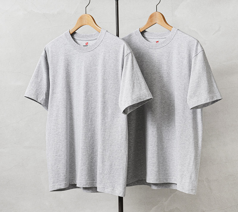 Hanes ヘインズ H5180-2 BEEFY パックTシャツ 2枚組 ビーフィー 無地 カットソー ユニセックス【Sx】【T】 | BEEFY-T | 01