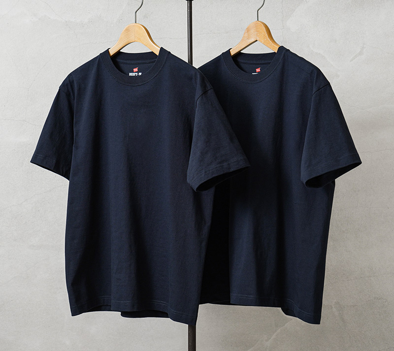 Hanes ヘインズ H5180-2 BEEFY パックTシャツ 2枚組 ビーフィー 無地 カットソー ユニセックス【Sx】【T】 | BEEFY-T | 02