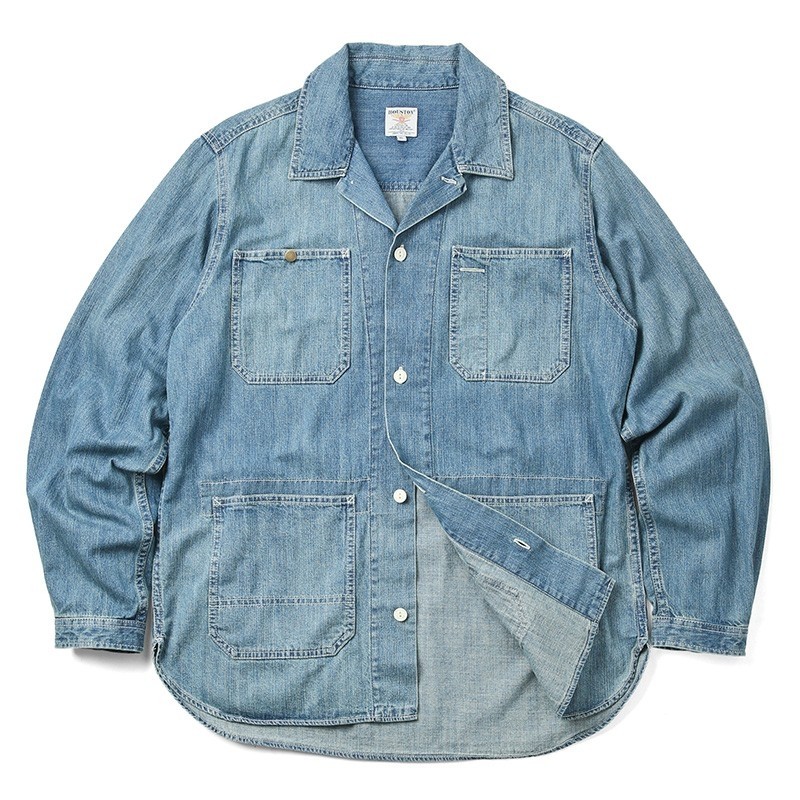 Houston ヒューストン Usaコットン デニムシャツオール メンズ 長袖 ワークシャツ デニムシャツ アメカジ ブランド 春 夏 新作 Houston ミリタリーショップwaiper 通販 Yahoo ショッピング