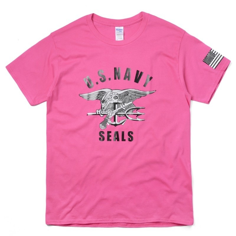 【メーカー取次】新品 米軍 U.S.NAVY SEALS ロゴ プリント Tシャツ メンズ レディー...