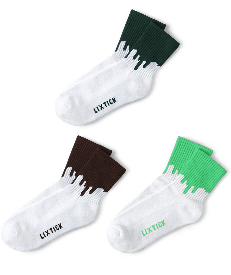 LIXTICK（リックスティック） DRIP SOCKS 3PACK ドリップ ソックス