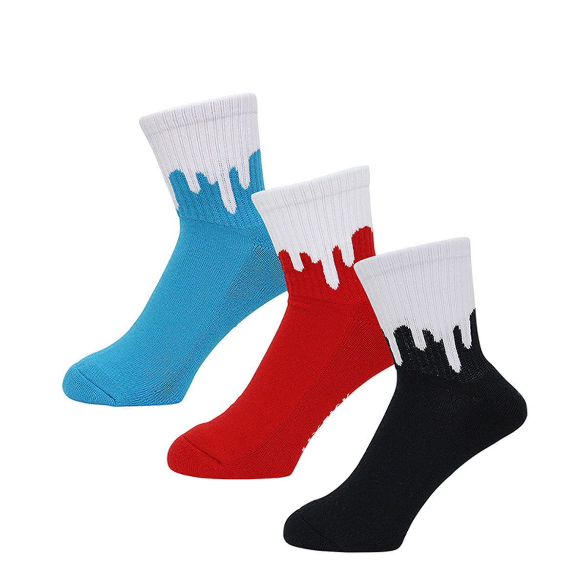 LIXTICK リックスティック DRIP SOCKS 3PACK REVERSE ドリップ ソックス リバース 靴下 レディース 丈夫 おしゃれ 柄物 新作【クーポン対象外】【T】｜waiper｜03