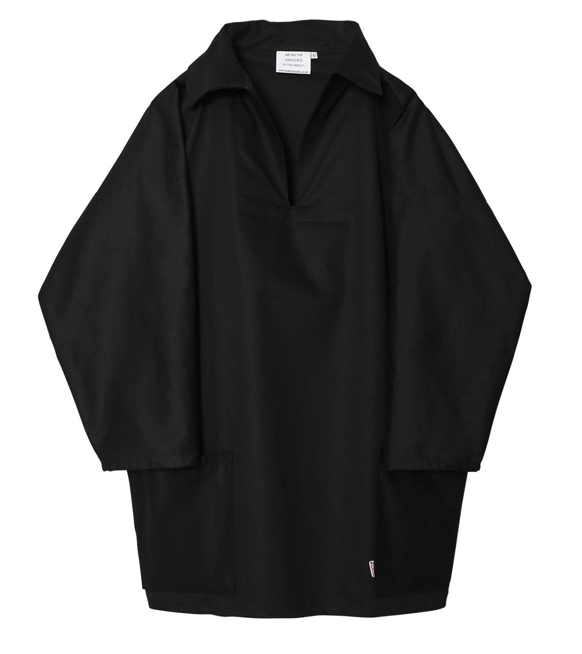 Newlyn Smocks ニューリンスモック フィッシャーマンズ スモック Vネック 七分袖 MADE IN UK ユーロ イギリス製 ワークシャツ 春 ブランド【T】｜waiper｜06