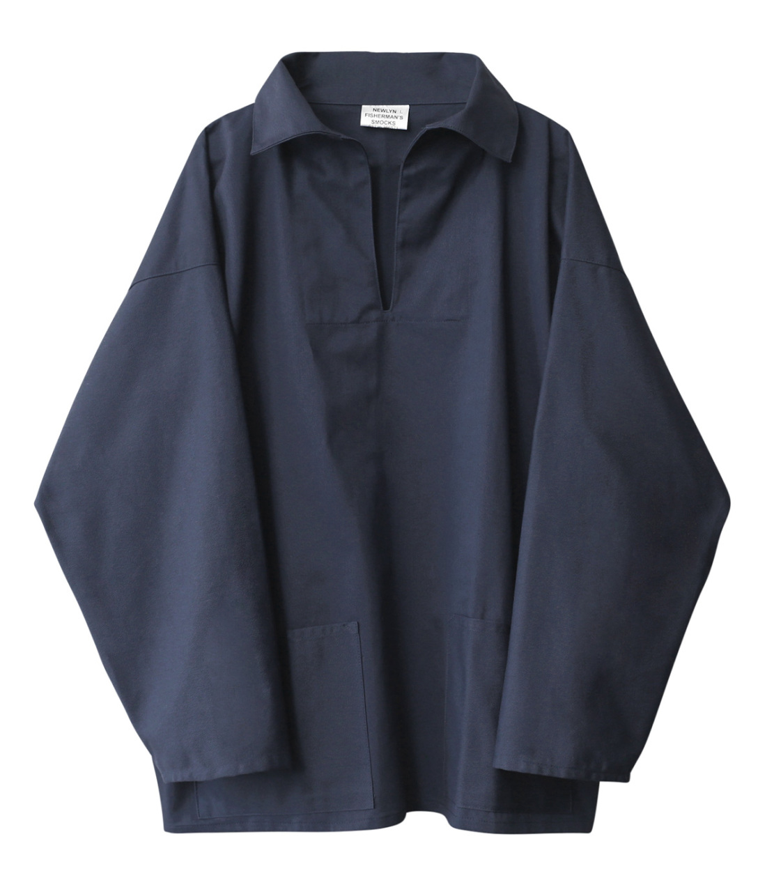 Newlyn Smocks ニューリンスモック フィッシャーマンズ スモック Vネック MADE IN UK プルオーバーシャツ イギリス製 英国製  長袖 おしゃれ 漁師【T】