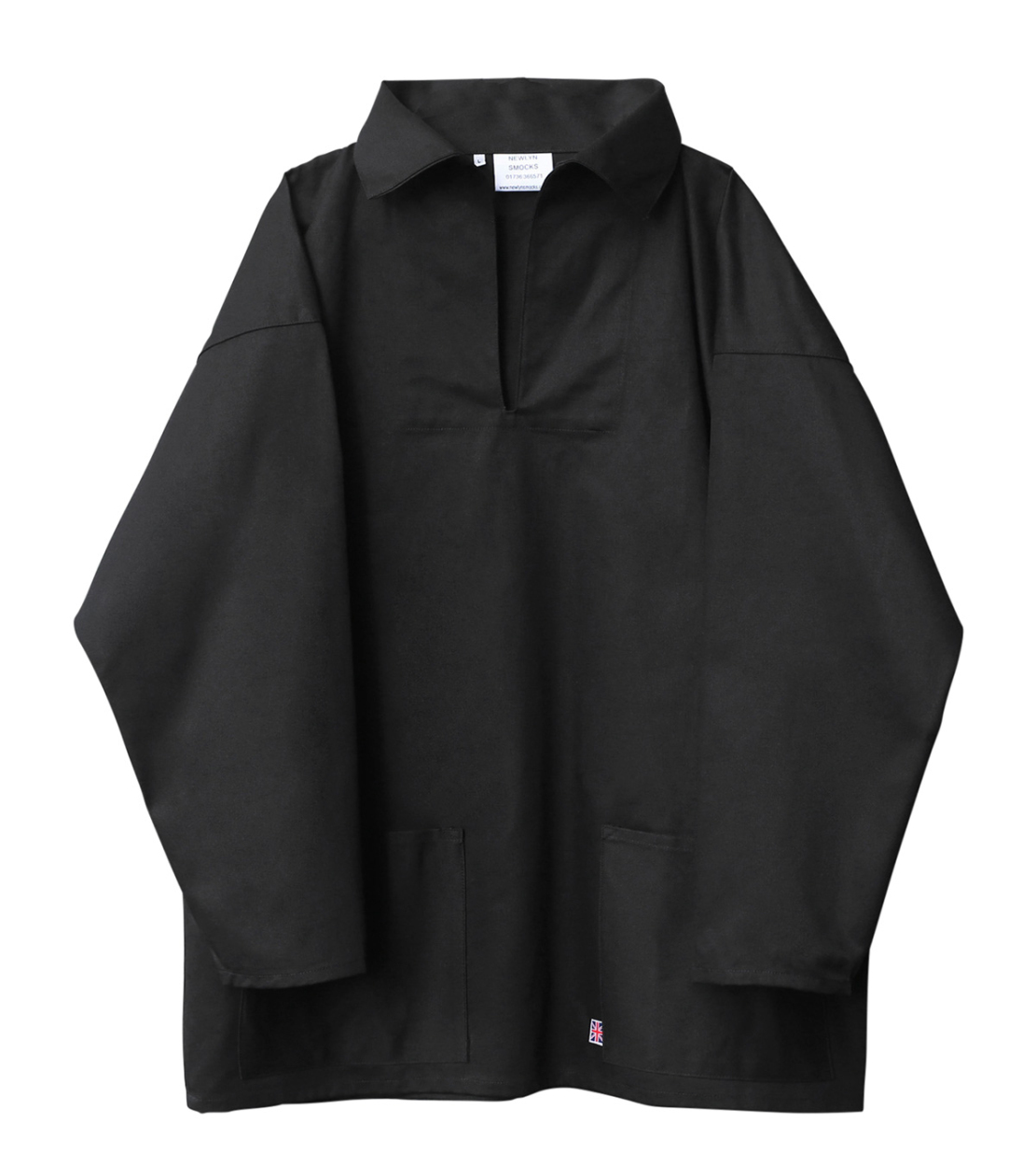 Newlyn Smocks ニューリンスモック フィッシャーマンズ スモック Vネック MADE IN UK プルオーバーシャツ イギリス製 英国製  長袖 おしゃれ 漁師【T】