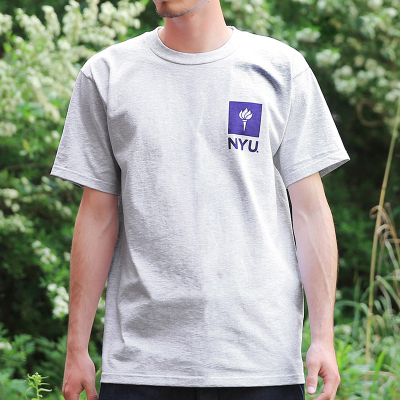 NYU-006 NYU logo ショートスリーブ Tシャツ ニューヨーク大学 カレッジプリント【T】