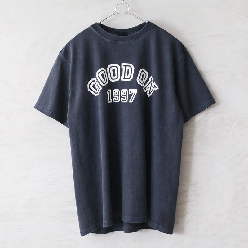 Good On グッドオン OLSS-1223 S/S GOOD ON 1997ロゴ クルーネックT...