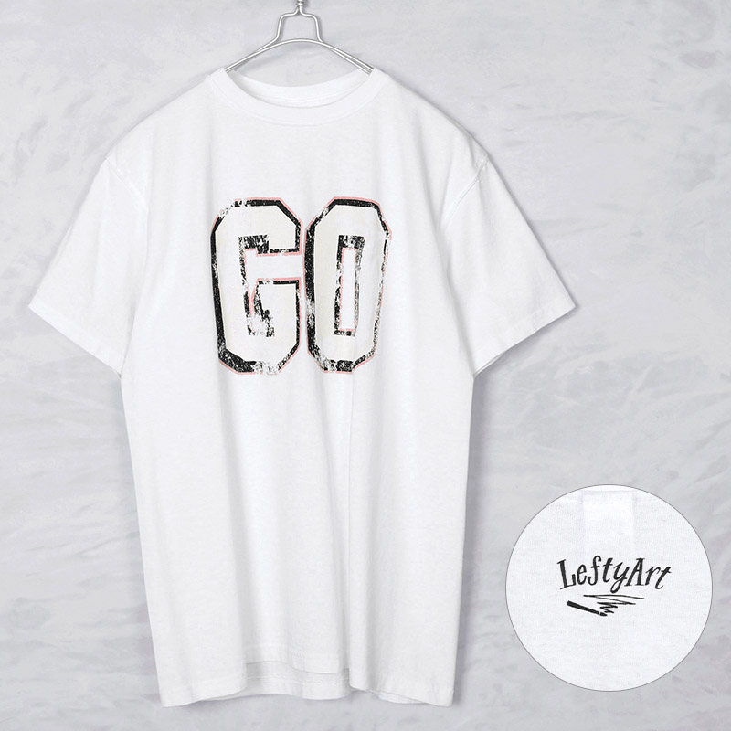 Good On グッドオン OLSS-1257 S/S ”GO” クルーネックTシャツ 日本製 メン...