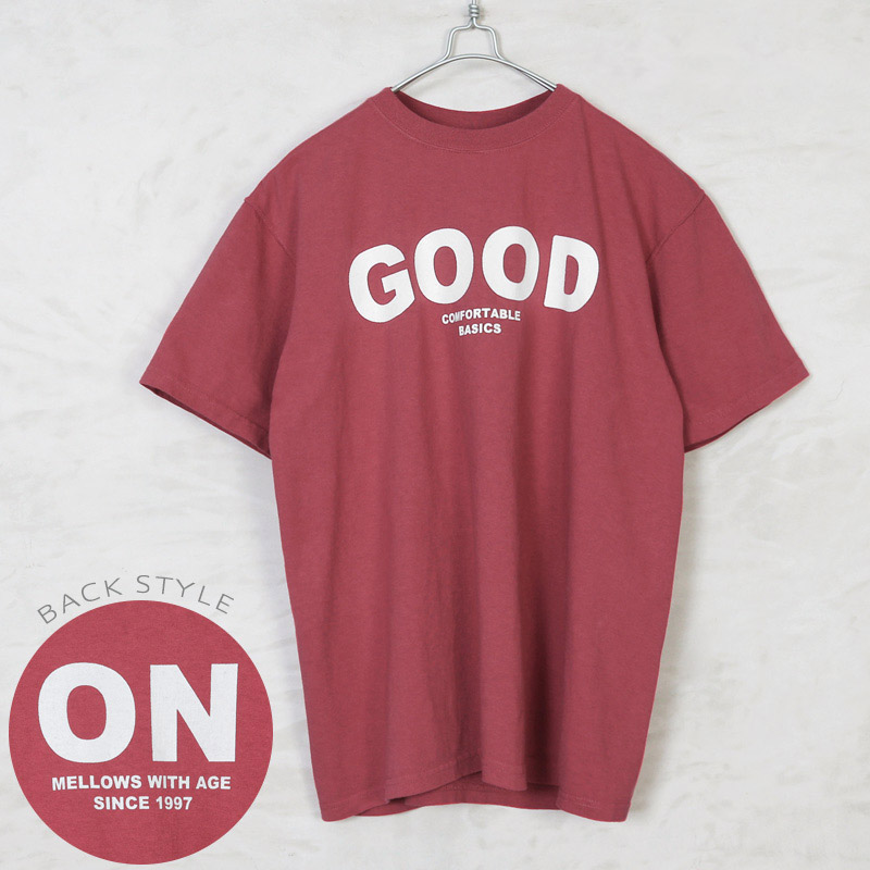 Good On グッドオン OLSS-541 S/S GOOD ONロゴ クルーネックTシャツ 日本...