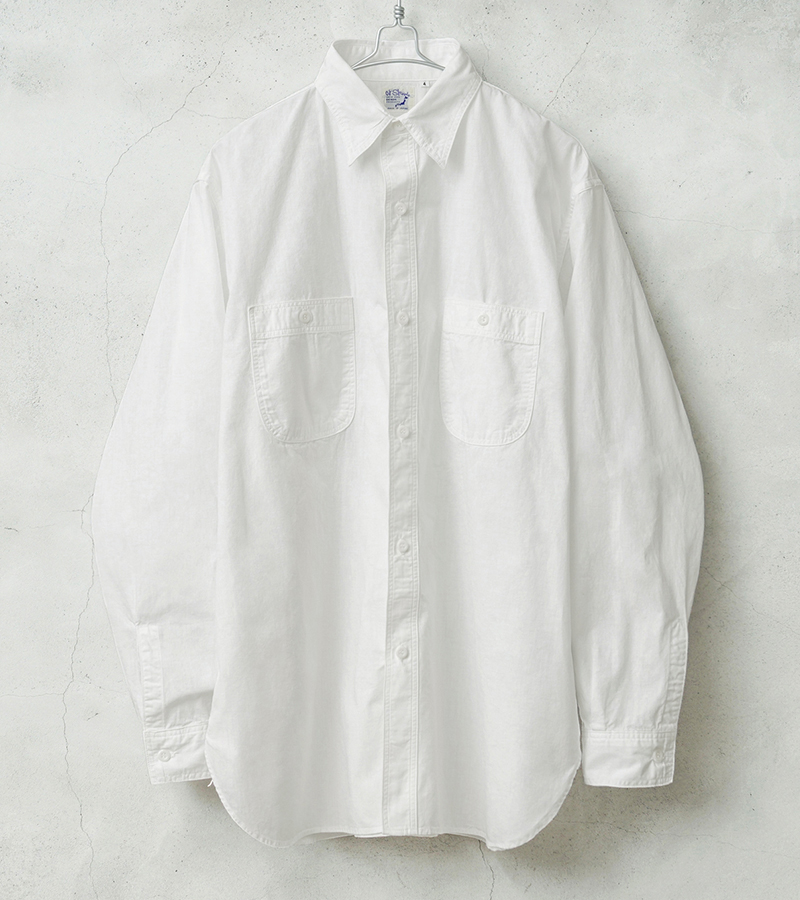 【期間限定！最安値挑戦】 orSlow オアスロウ 01-8270 CHAMBRAY WORK SHIRTS シャンブレー トップス