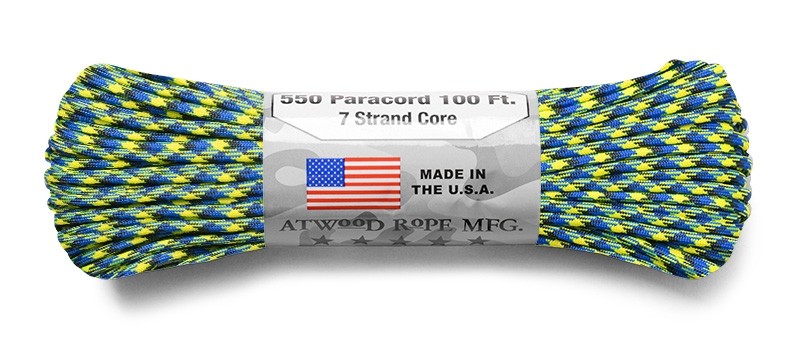 ATWOOD ROPE MFG. アトウッド・ロープ 7Strand 550Lbs パラコード 100フィート MADE IN USA テント ロープ  アウトドア【3】【クーポン対象外】【T】