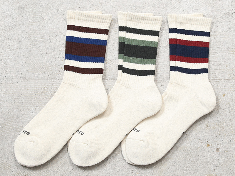 ROTOTO（ロトト） R1622 3 PACK EVERYDAY ATHLETIC SOCKS 3パック