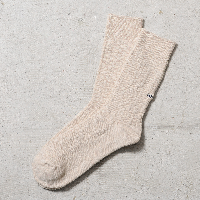 ROTOTO（ロトト） R1634 ORGANIC COTTON SLUB CREW SOCKS オーガニック