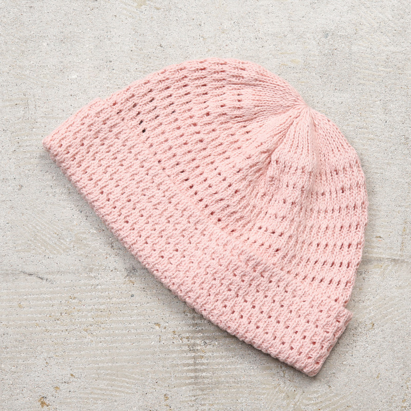 ROTOTO（ロトト） R5163 RECYCLED COTTON OPEN KNIT BEANIE リサイクル