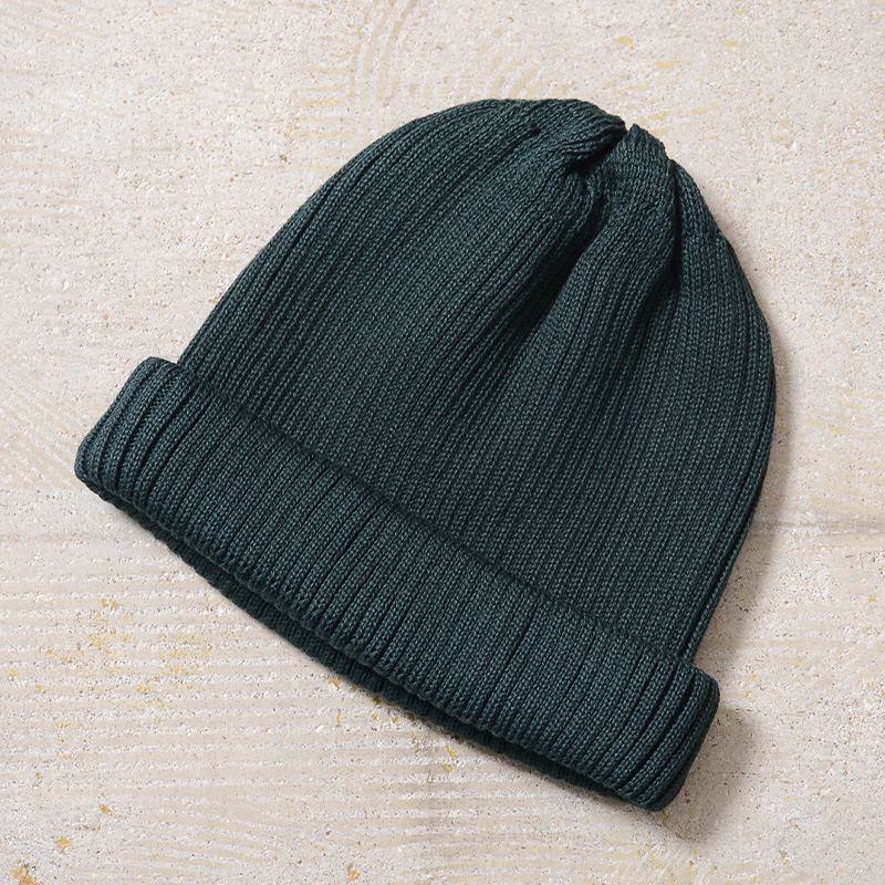 ROTOTO（ロトト） R5021 COTTON ROLL UP BEANIE コットンロールアップ