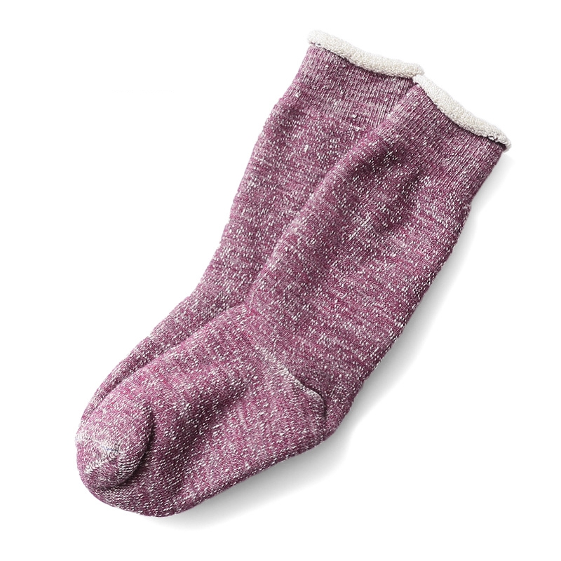 ROTOTO ロトト R1001 DOUBLE FACE CREW SOCKS ダブルフェイス