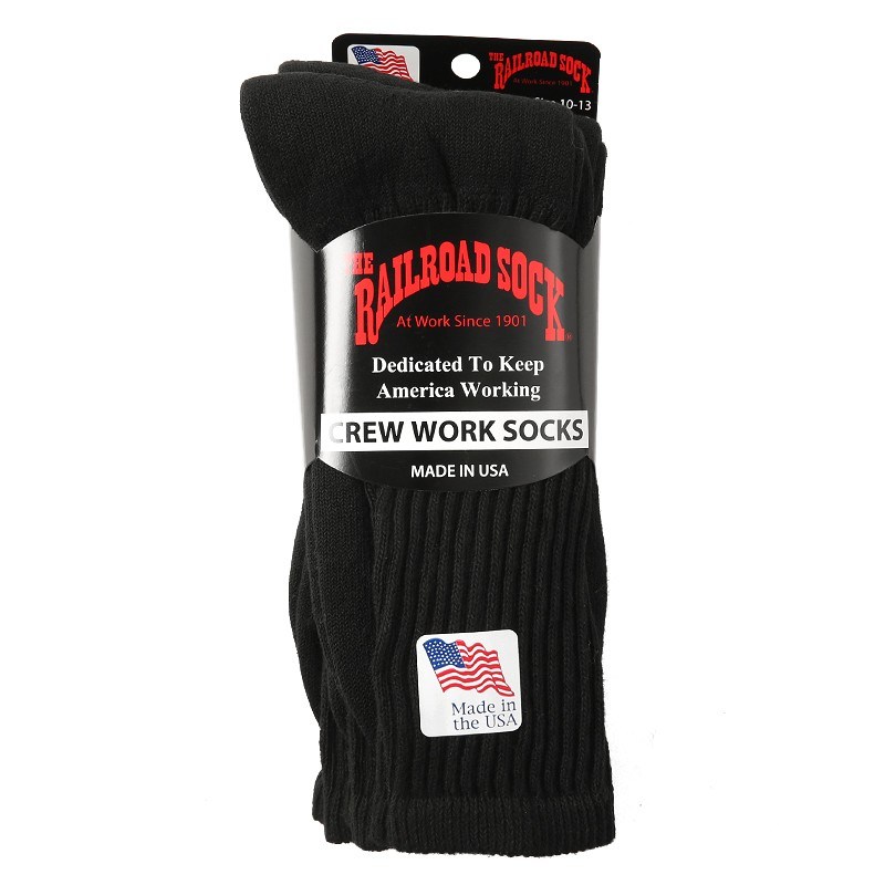 RAILROAD SOCK レイルロードソック RS603X MADE IN USA クルーワークソ...