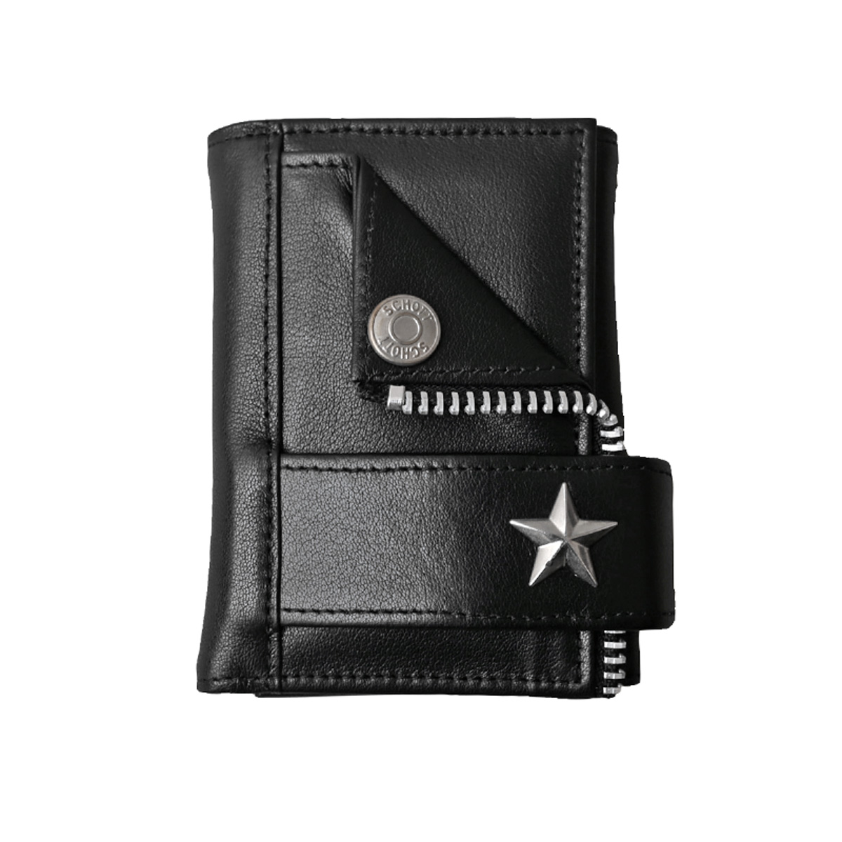 Schott ショット 3129125 COW LEATHER CARD CASE カウレザー カード