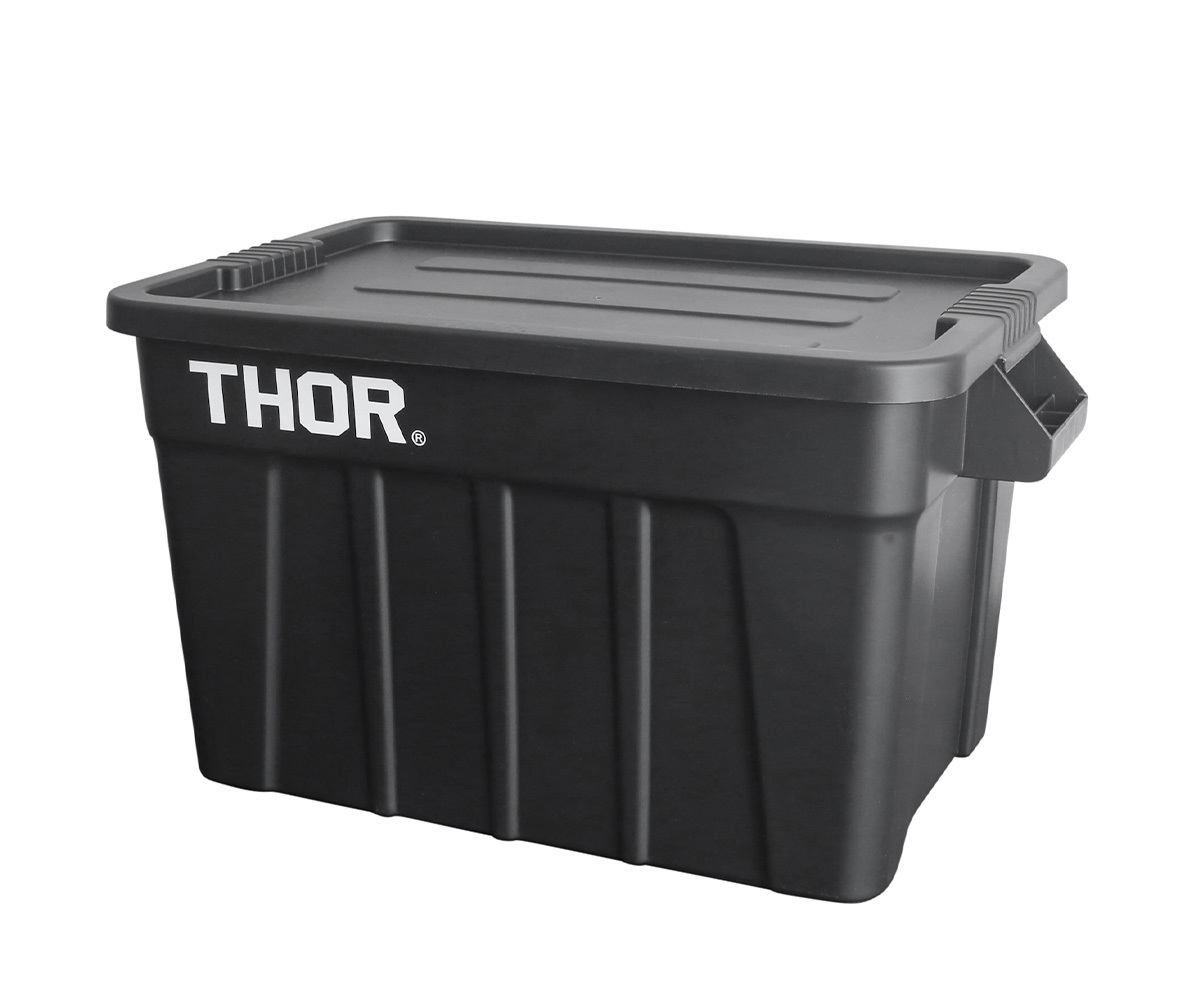 ［北海道沖縄離島配送不可］THOR LARGE TOTES WITH LID コンテナボックス 75L ソーラージトート 大容量 収納ボックス【クーポン対象外】【T】【個別送料】｜waiper｜03