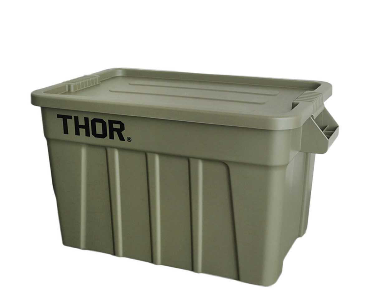 ［北海道沖縄離島配送不可］THOR LARGE TOTES WITH LID コンテナボックス 75L ソーラージトート 大容量 収納ボックス【クーポン対象外】【T】【個別送料】｜waiper｜04