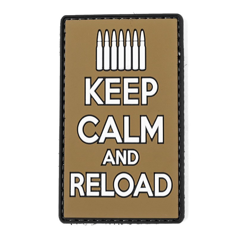 VT KEEP CALM AND RELOAD ラバー ベルクロワッペン / ジョークパッチ ミリタリーワッペン おしゃれ マジックテープ サバゲー【クーポン対象外】【T】｜waiper｜02