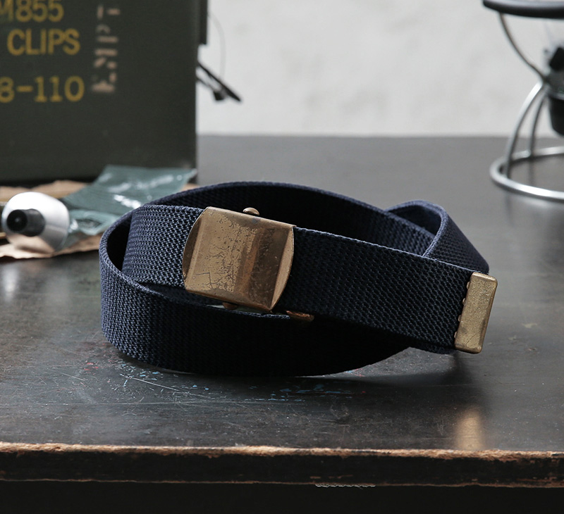 MISS SIXTY●ミリタリーベルト MILITARY 実物 新品 デッドストック フランス軍 オープン