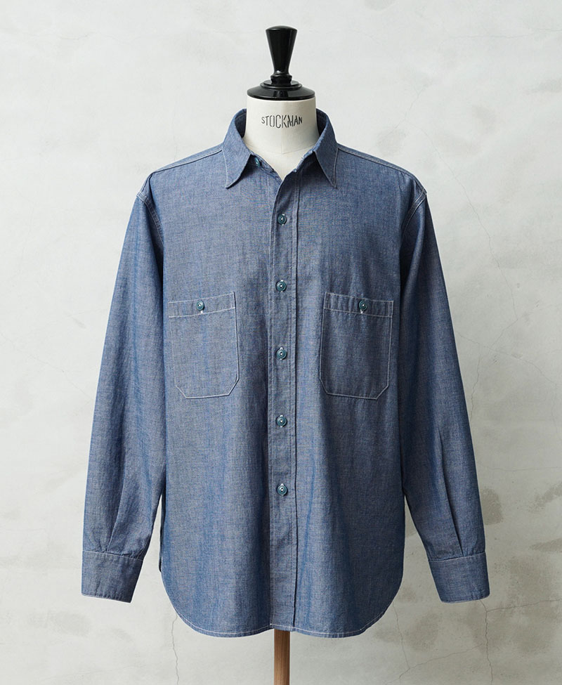 WAIPER.inc ワイパーインク 米軍 1950's U.S.NAVY シャンブレーシャツ