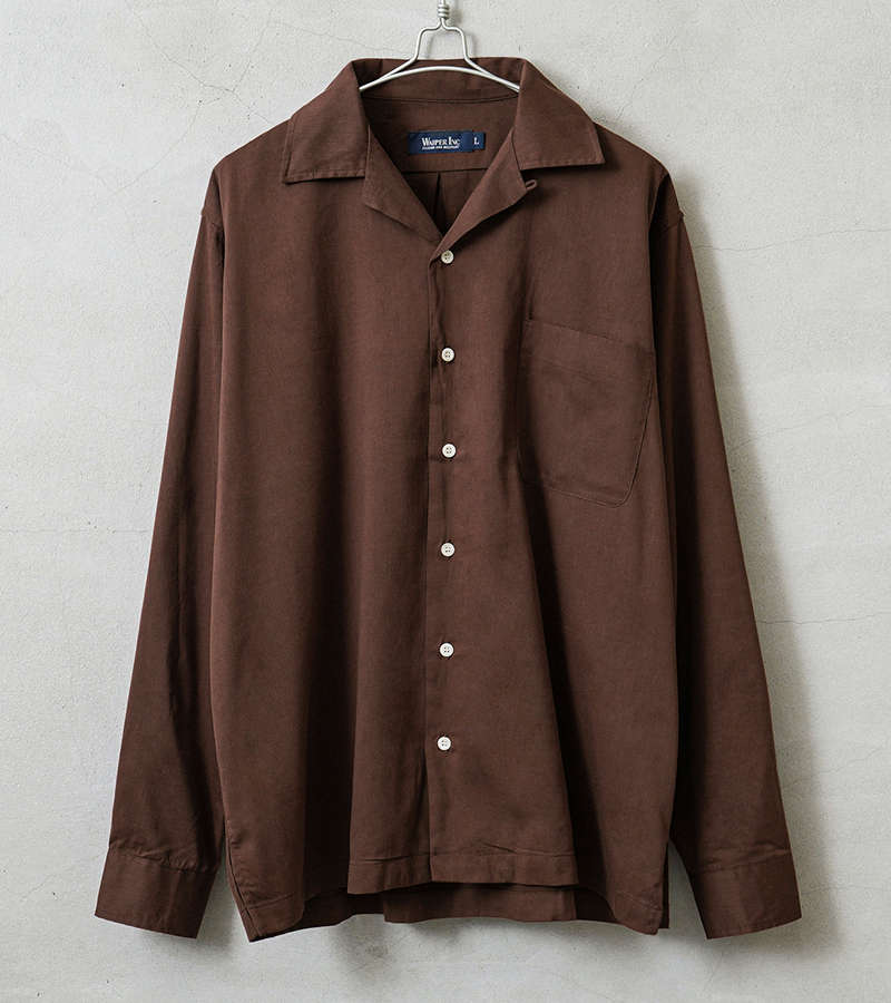 WAIPER.inc ワイパーインク コットンレーヨン オープンカラー L/S