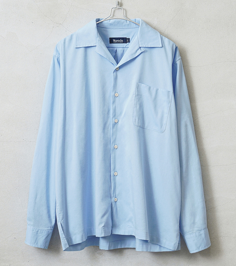 WAIPER.inc ワイパーインク コットンレーヨン オープンカラー L/S