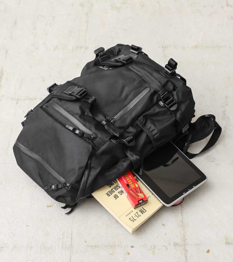 AS2OV アッソブ 061409 CORDURA DOBBY 305D ROUND ZIP BACKPACK バック