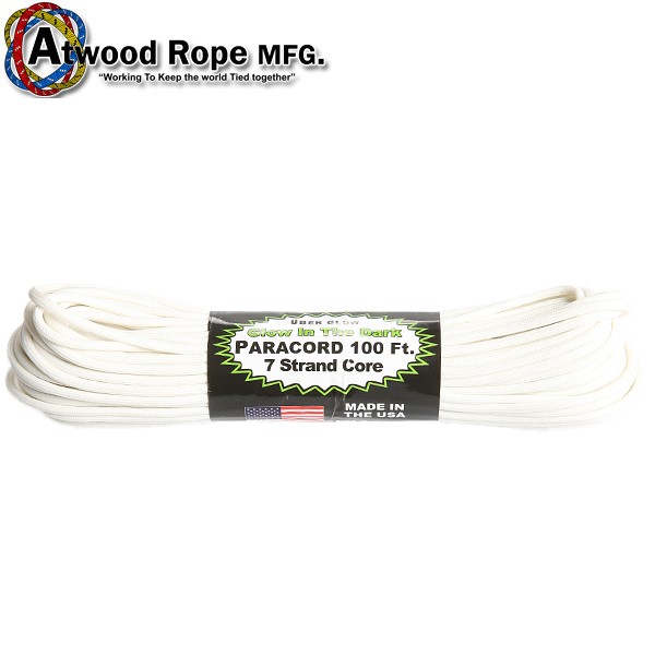 ATWOOD ROPE MFG. アトウッド・ロープ 7Strand 350Lbs パラコード 100