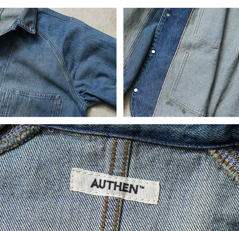 AUTHEN オーセン AUT-094-002 VINTAGE ENGINEER JACKET デニム