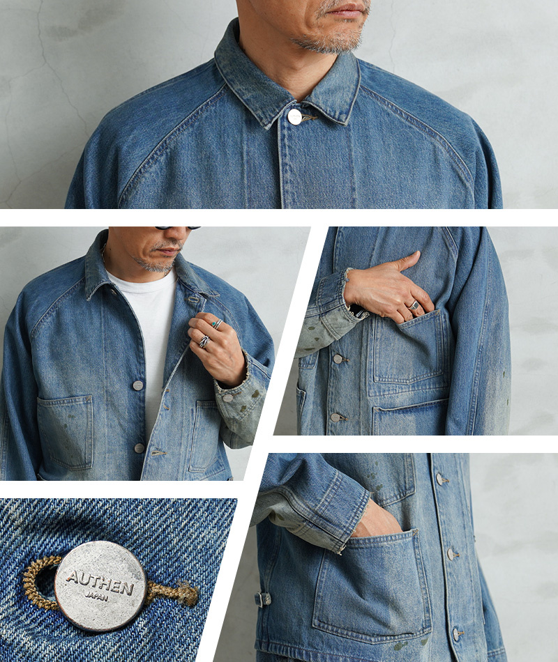 AUTHEN オーセン AUT-094-002 VINTAGE ENGINEER JACKET デニム
