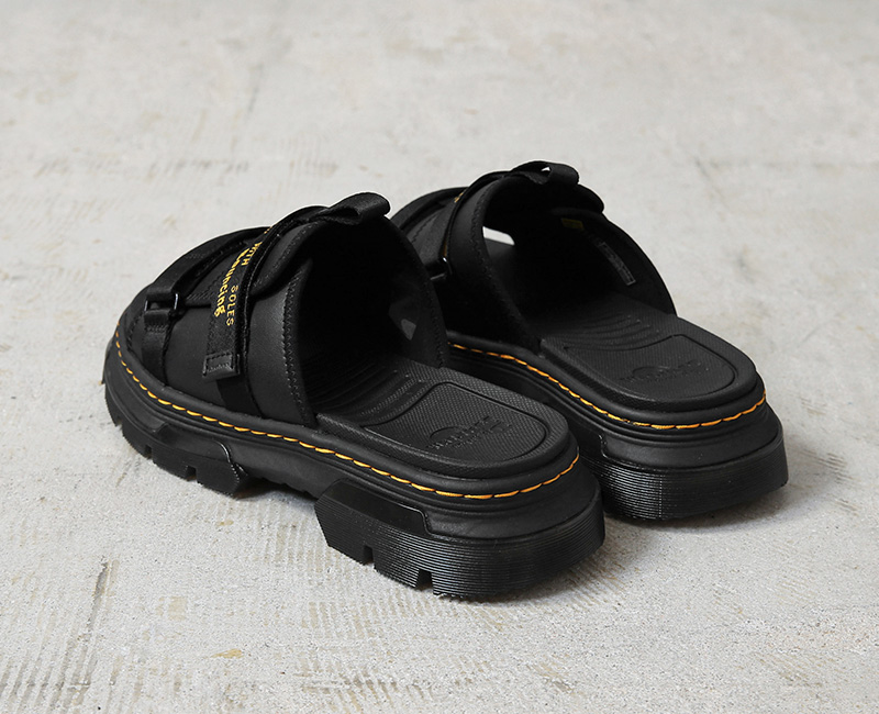 Dr.Martens フラワーバックルスライドサンダル | ドクター
