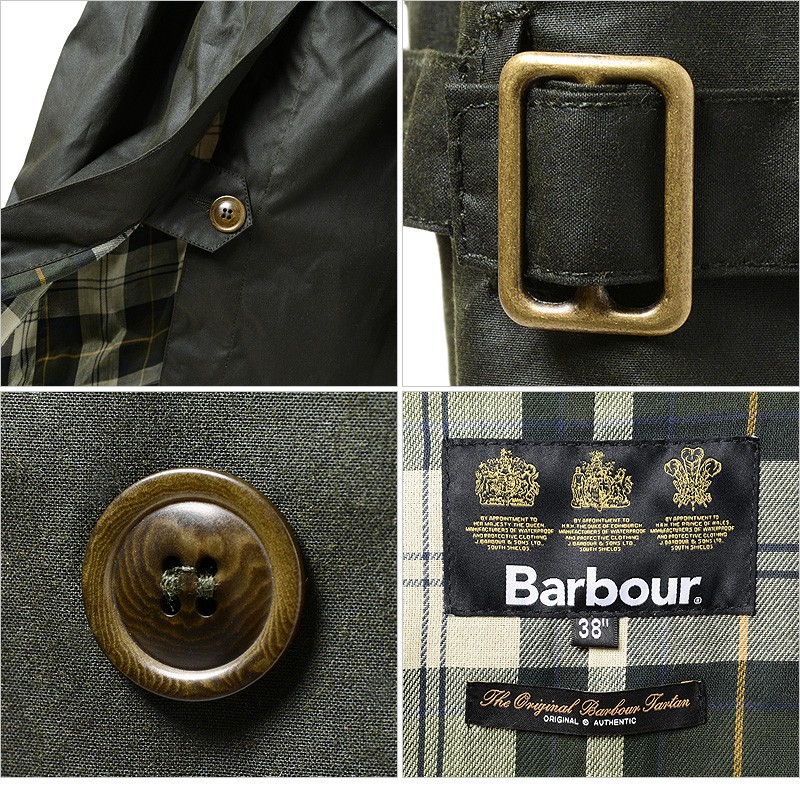 Barbour バブアー MWX1014 WHITLEY ウィットレイ トレンチコート オイルドジャケット ビジネスコート 防水 レインコート  ブランド【Sx】【T】