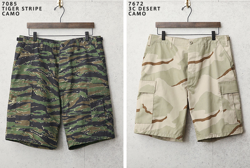 ROTHCO ロスコ BDU ショートパンツ CRAZY CAMO メンズ ハーフパンツ ミリタリー カーゴパンツ ショーツ 半ズボン 迷彩 カモ柄  ブランド 春 夏 秋【T】