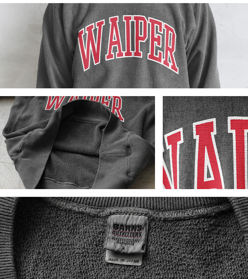 WAIPER×BARNS OUTFITTERS BR-8440W USAコットン | labiela.com