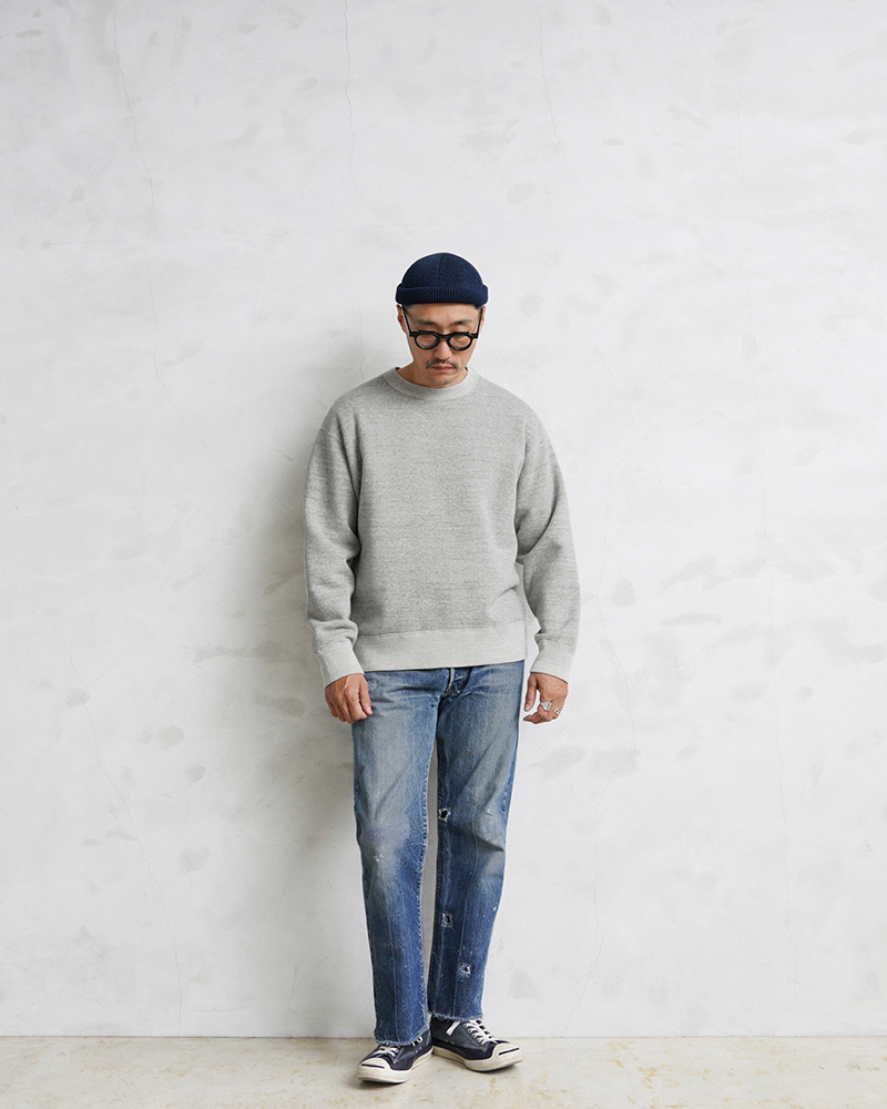 barns 吊り編み　グレー スウェット Lサイズ BARNS スウェット L グレー吊り編み