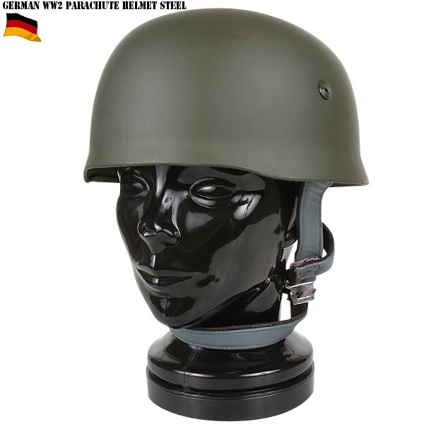 新品 ドイツ軍WWII パラトルーパースチールヘルメット