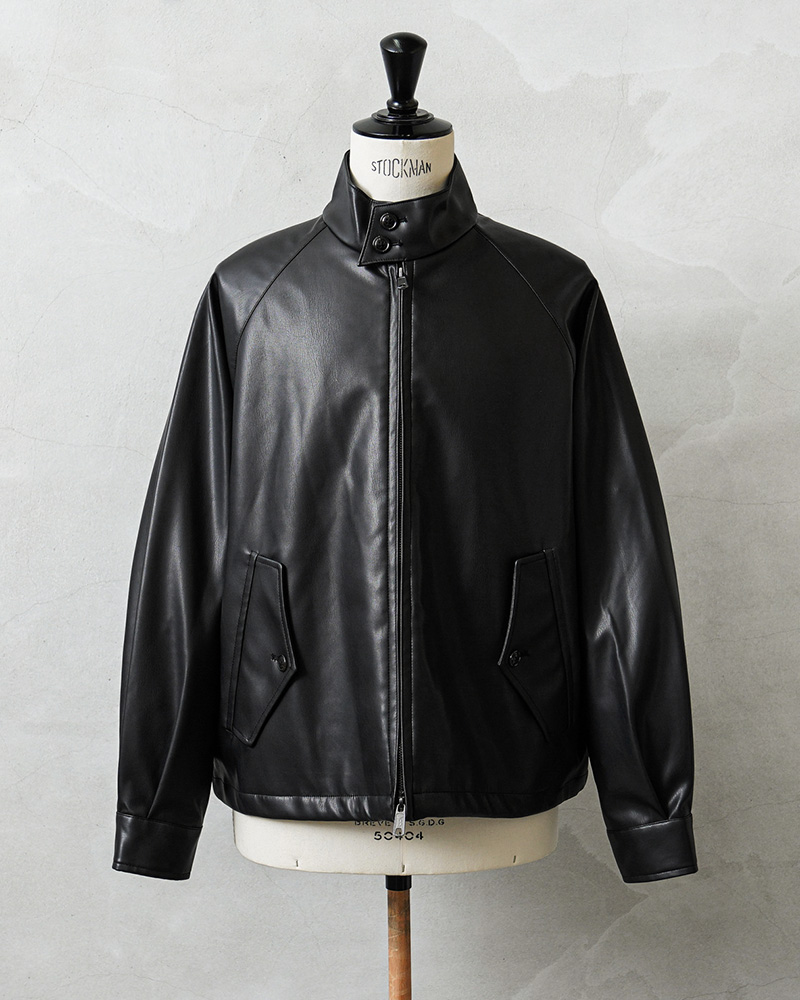 バラクータ　ハンティングジャケット　襟取り外し可能　サイズ40 レアモノ BARACUTA（バラクータ） BRM-301A G4 LIGHT ECO LEATHER エコレザー