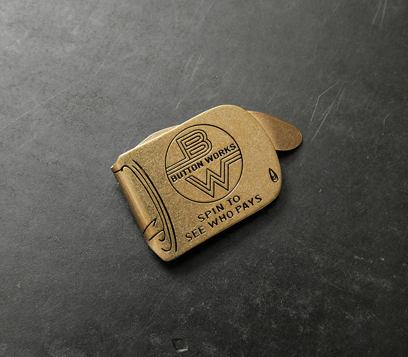 BUTTON WORKS ボタンワークス BW-0185 “YOU PAY”MONEY CLIP 2