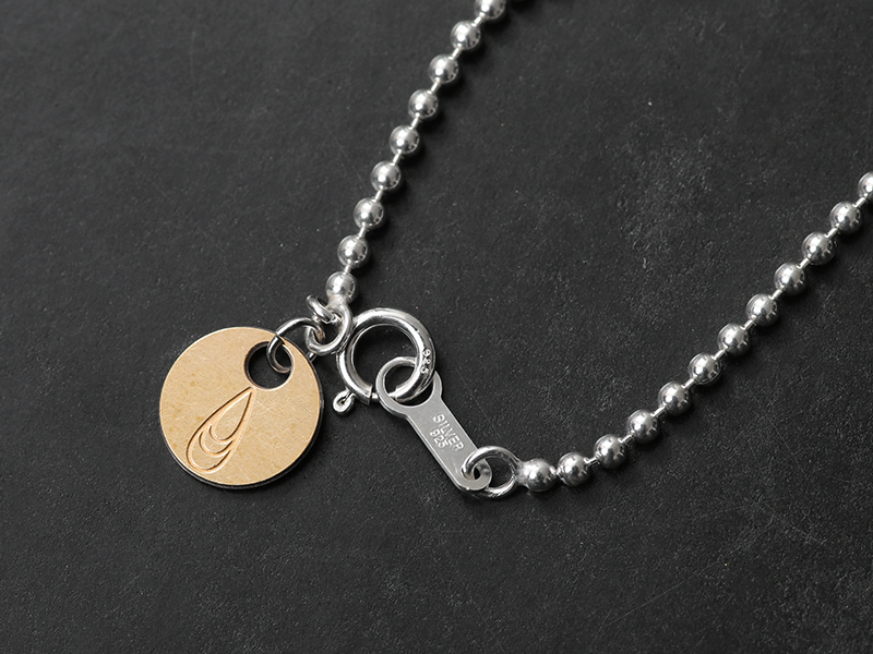 BUTTON WORKS ボタンワークス Silver 925 ボールチェーンネックレス