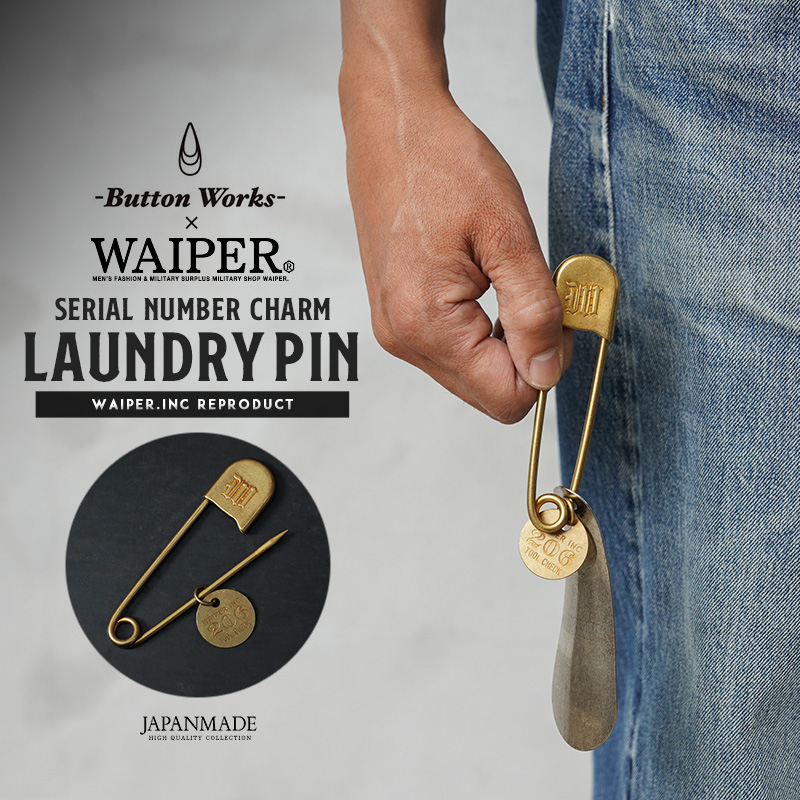 Button Works BUTTON WORKS ボタンワークス WAIPER別注 LAUNDRY
