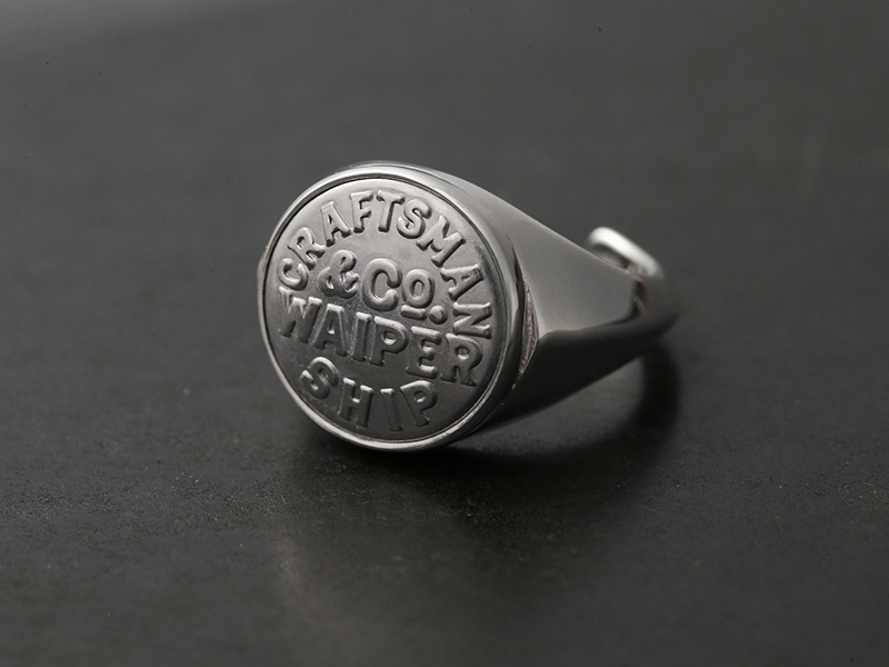 Button Works（ボタンワークス） WAIPER別注 ボタン リング MADE IN