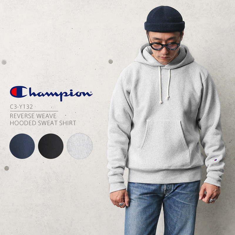 Champion チャンピオン C3-Y132 REVERSE WEAVE フーデッド スウェット