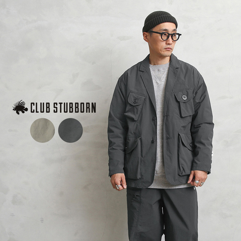 CLUB STUBBORN ナイロン ミリタリー ジャケット cablazer_1.jpg