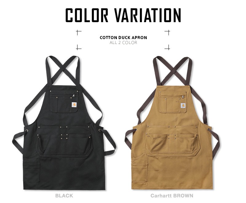 Carhartt 黒エプロン 　新品未使用 Carhartt カーハート エプロン ファーム ダック ( Firm Duck