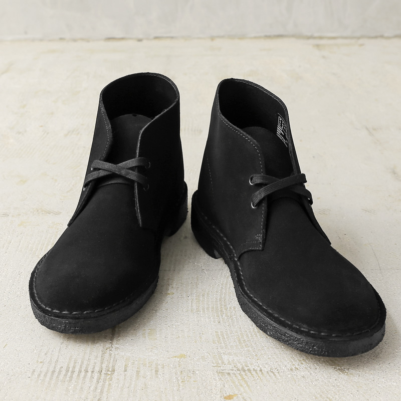 CLARKS ORIGINALS 黒スエードハイカットブーツ Clarks CLARKS ORIGINALS クラークス オリジナルズ スエード